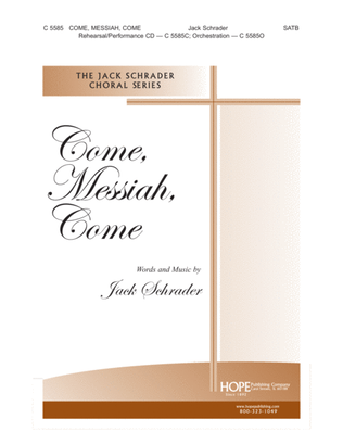 Book cover for Come, Messiah, Come