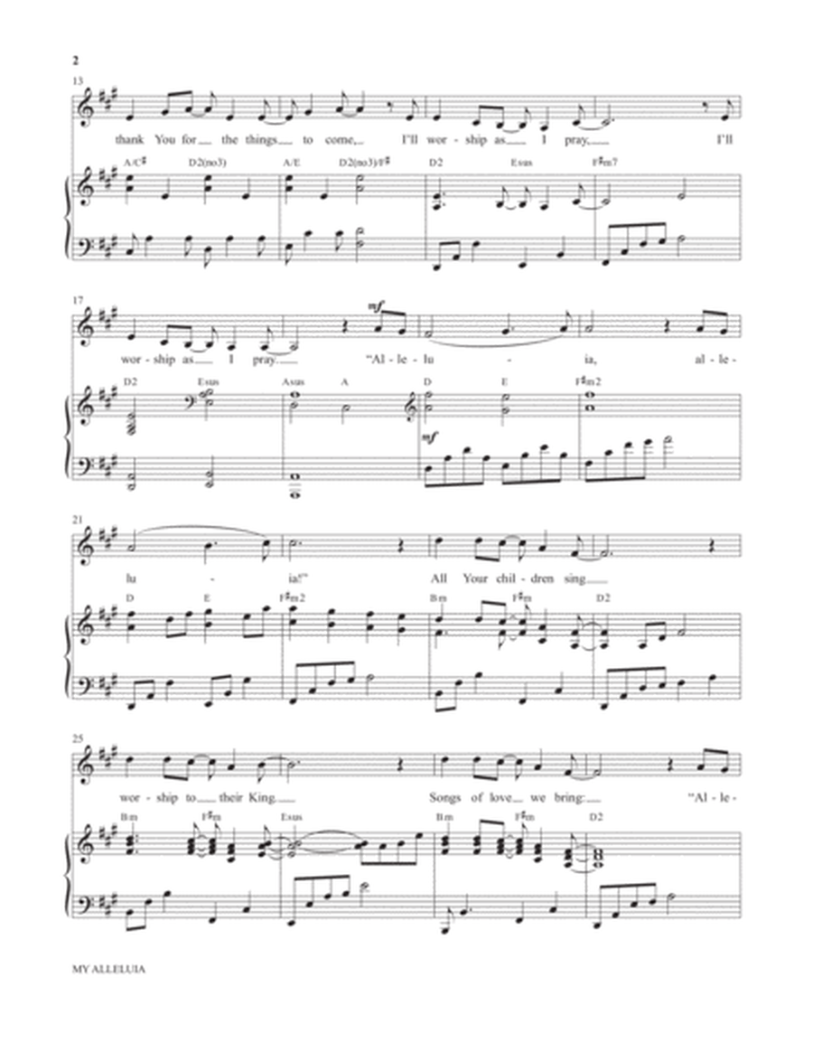 My Alleluia (from My Alleluia: Vocal Solos for Worship)