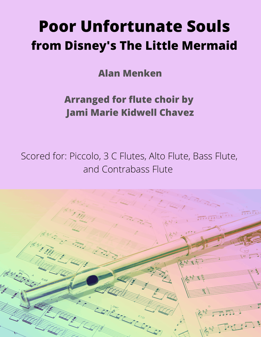 Poor Unfortunate Souls Poor Unfortunate Souls Flute Choir scores gallery preview page 1