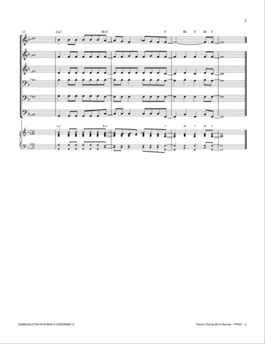 There's Gonna Be A Revival Praise scores gallery preview page 3