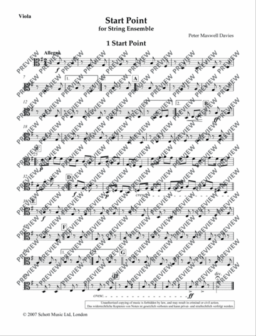 Start Point Viola scores gallery preview page 2