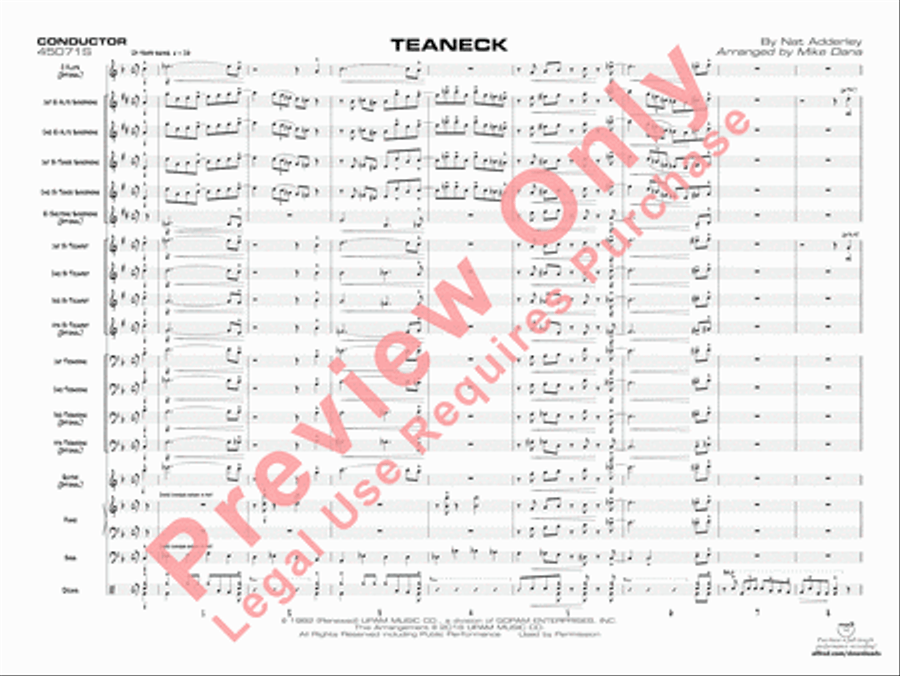 Teaneck Teaneck Jazz Ensemble scores gallery preview page 4