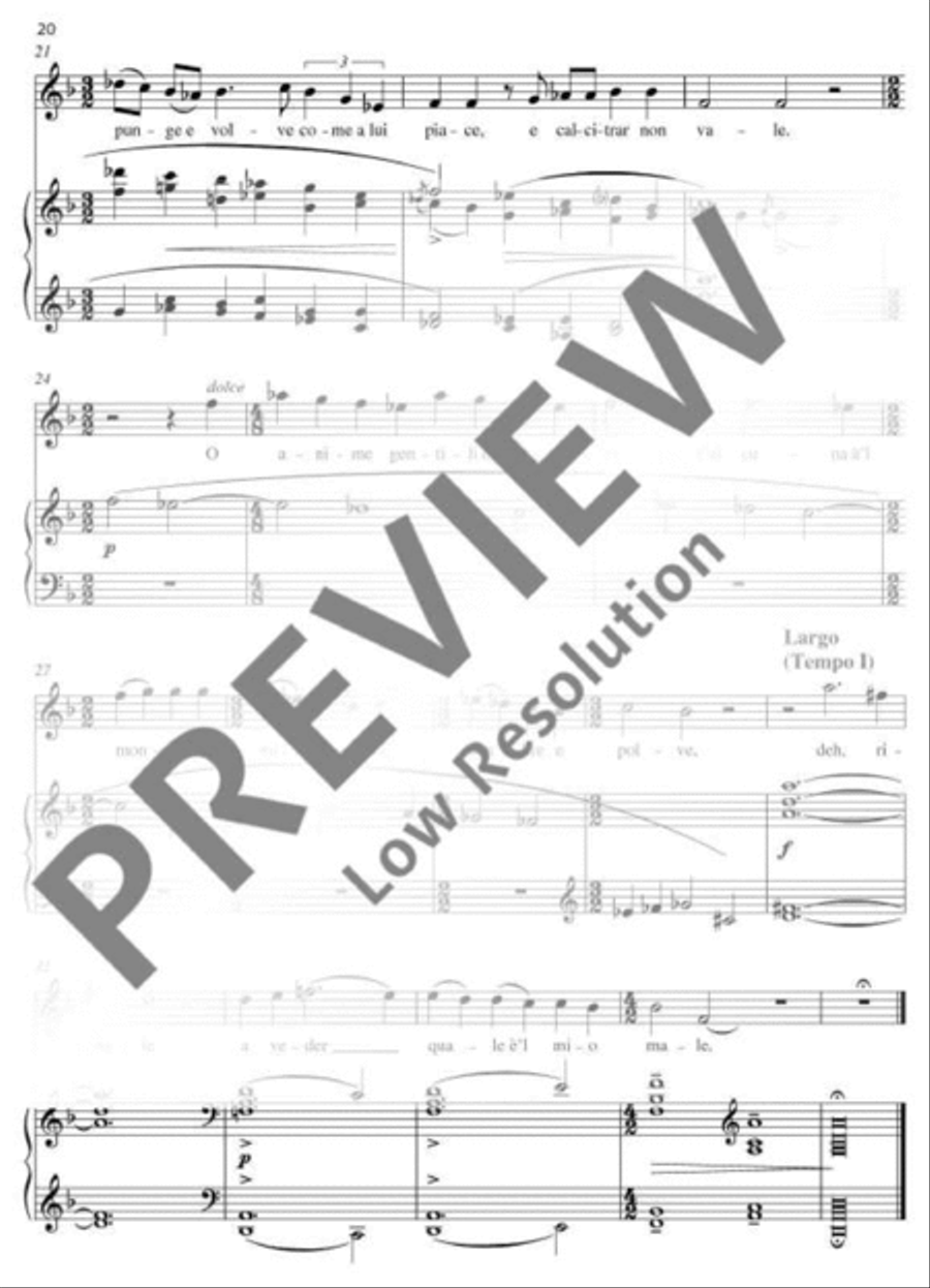 Liriche Liriche Tenor Voice scores gallery preview page 21