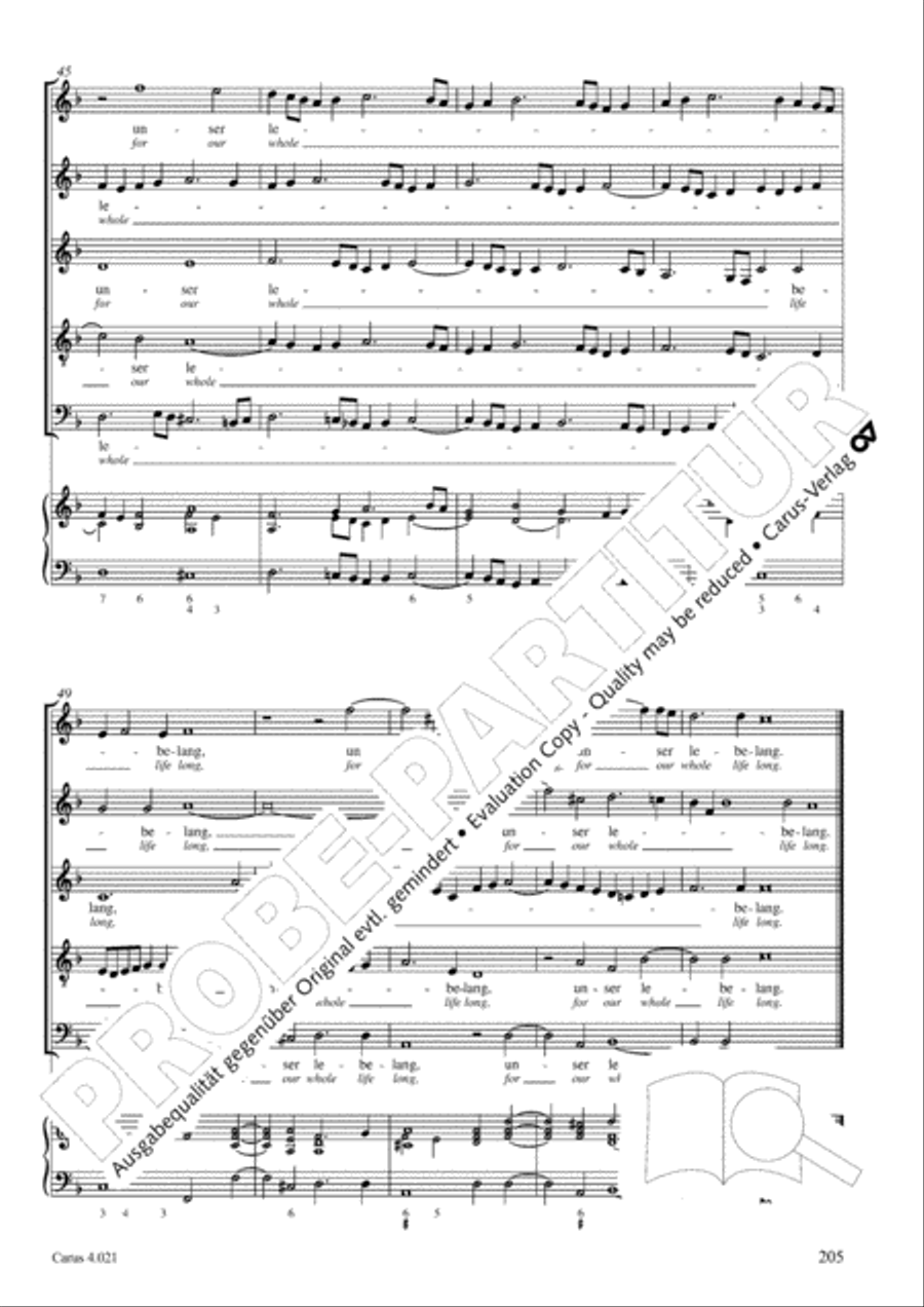 Schein: Israelsbrunnlein. Fontana d'Israel. Complete edition Choir scores gallery preview page 212