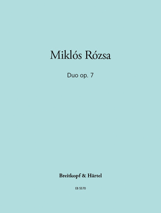 Book cover for Duo Op. 7