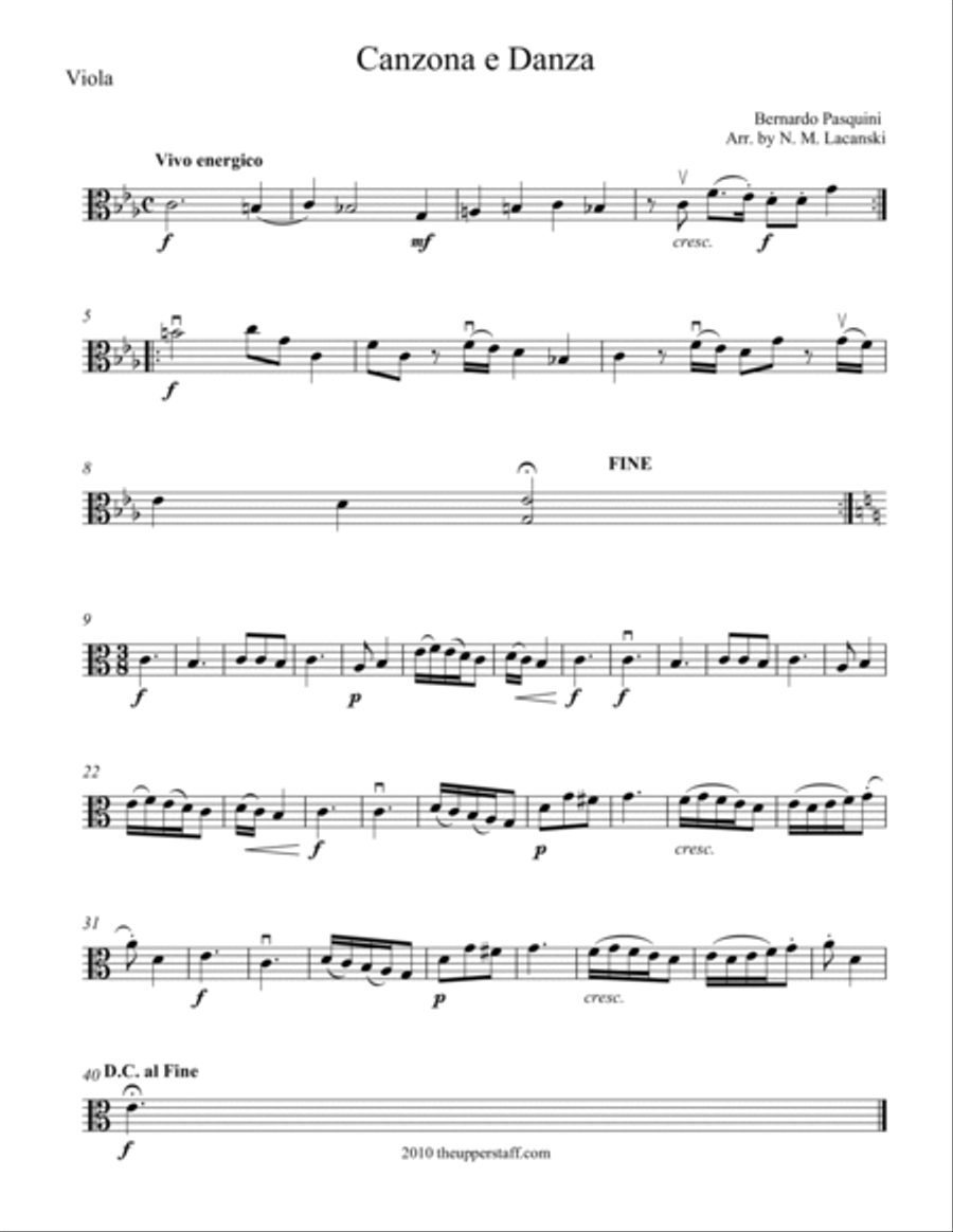 Canzona e Danza Canzona e Danza String Trio scores gallery preview page 2