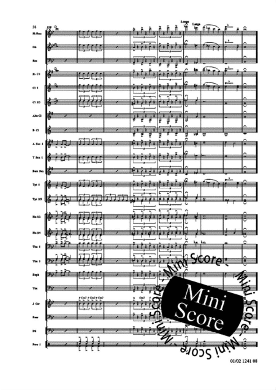 New Baroque Suite Concert Band scores gallery preview page 44