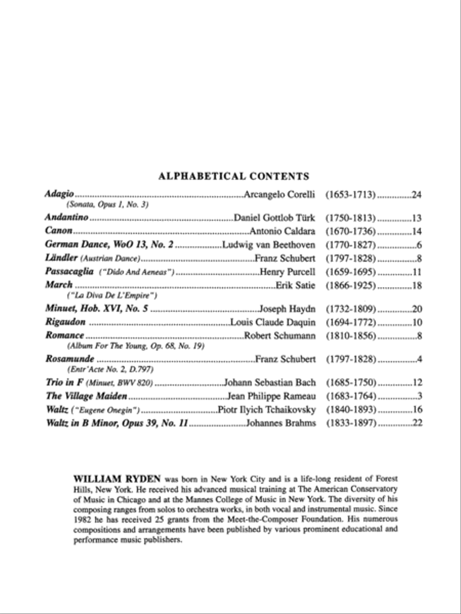 Classical Trios for All (From the Baroque to the 20th Century) Small Ensemble scores gallery preview page 3