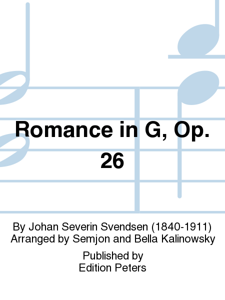 Romance in G Op. 26 (Edition for Viola and Piano)