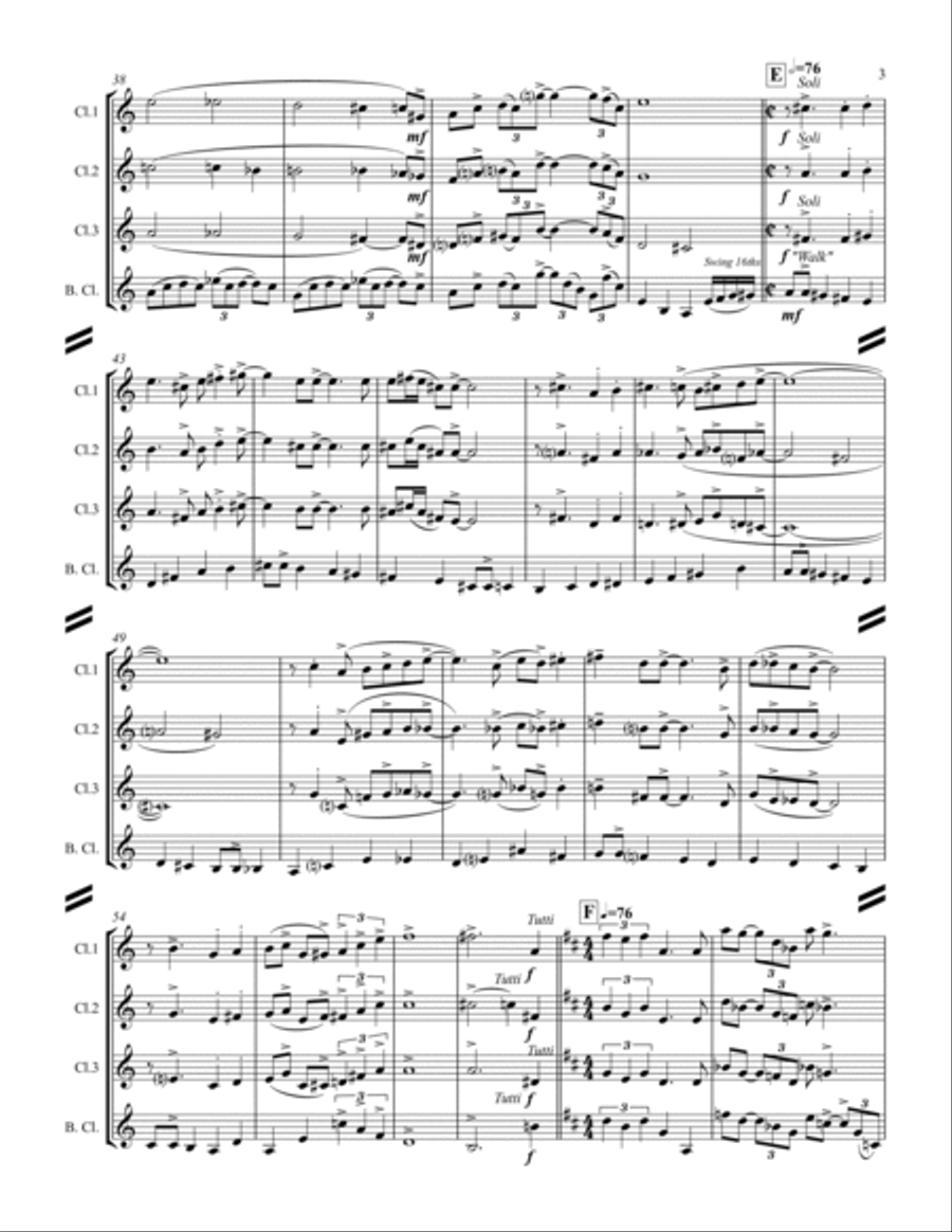 When Sunny Gets Blue When Sunny Gets Blue Woodwind Ensemble scores gallery preview page 4