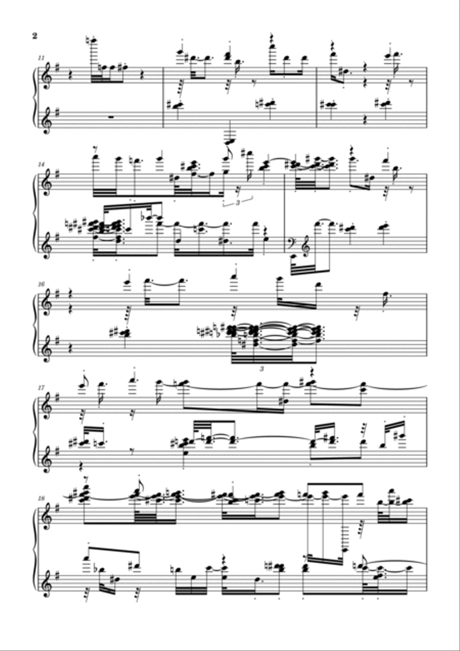 Dangerous Forest Nearby Chamber Music scores gallery preview page 2