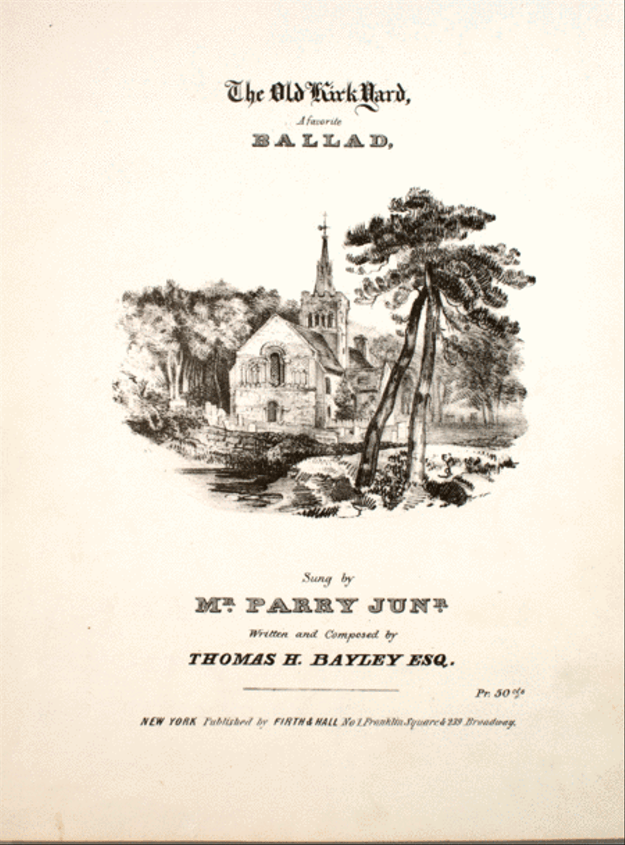 The Old Kirk Yard. A Favorite Ballad Voice scores gallery preview page 1