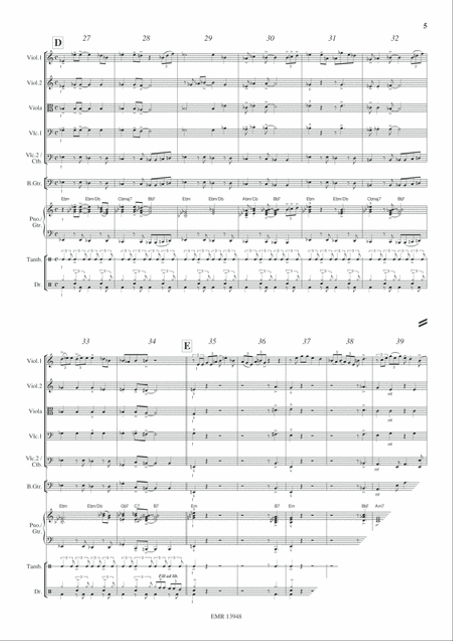 Ox And Donkey Blues Ox And Donkey Blues String Quintet scores gallery preview page 6