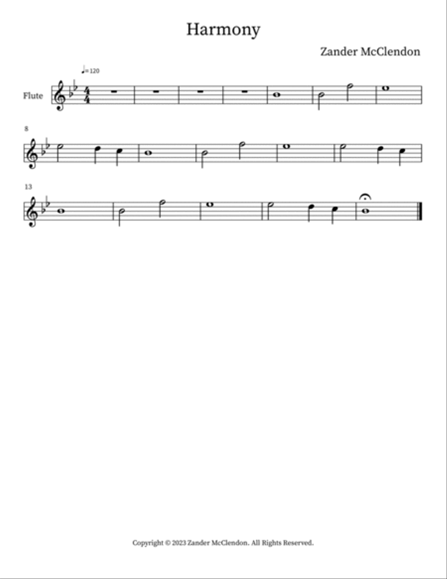 Harmony Harmony Clarinet scores gallery preview page 4