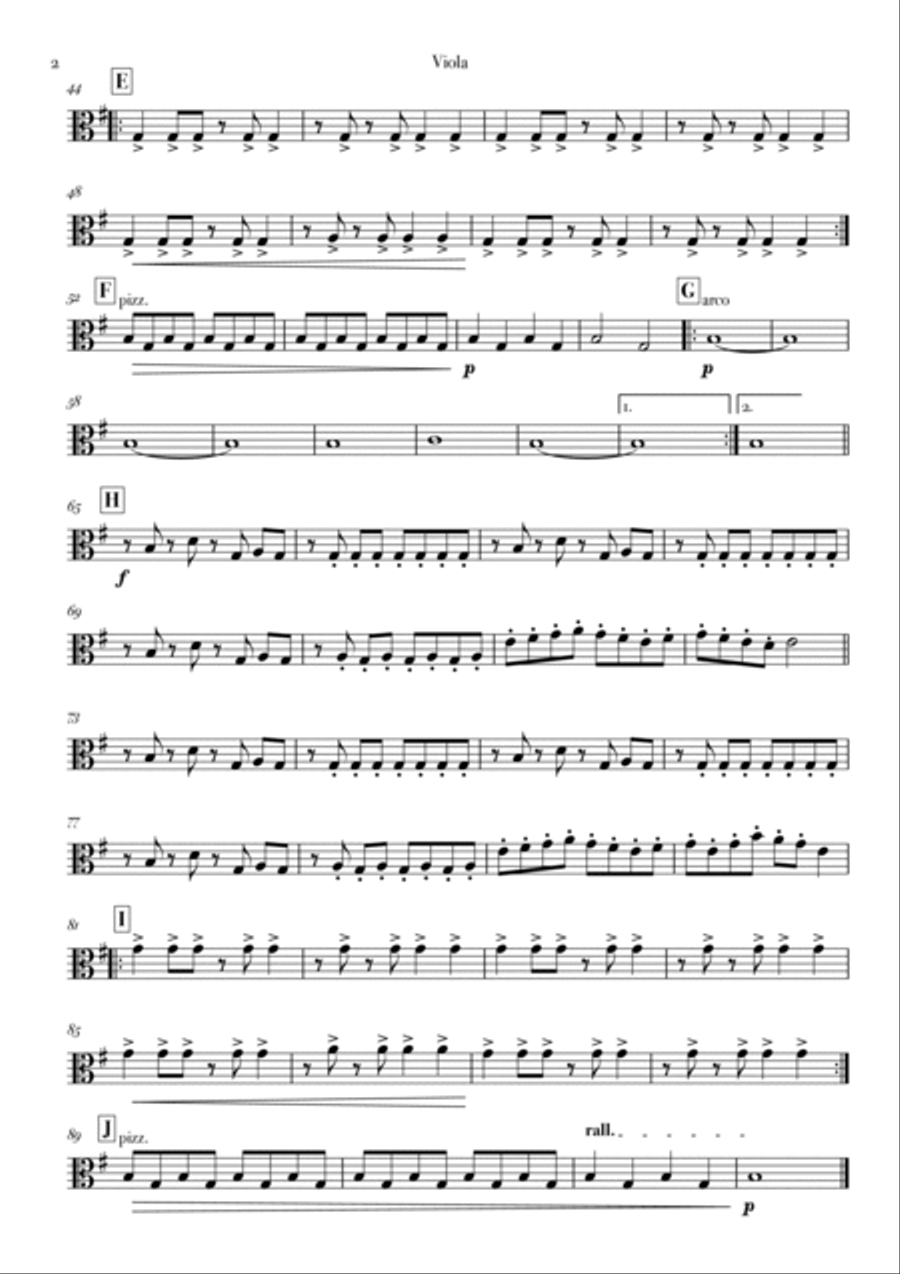 Dog Days Are Over String Quartet scores gallery preview page 6