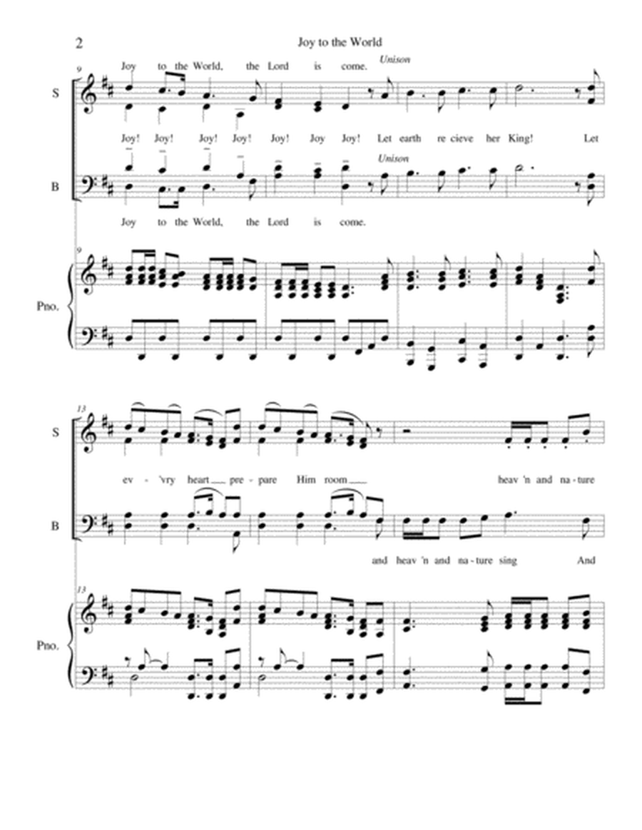 Joy to the World - SATB Advanced Choir image number null