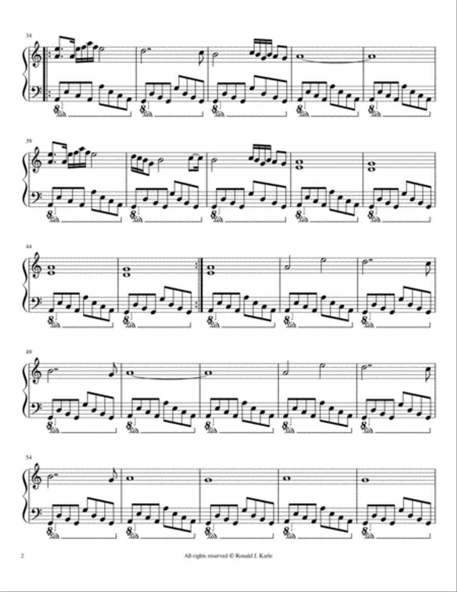 Nocturne #211 Nocturne #211 Piano Method scores gallery preview page 2