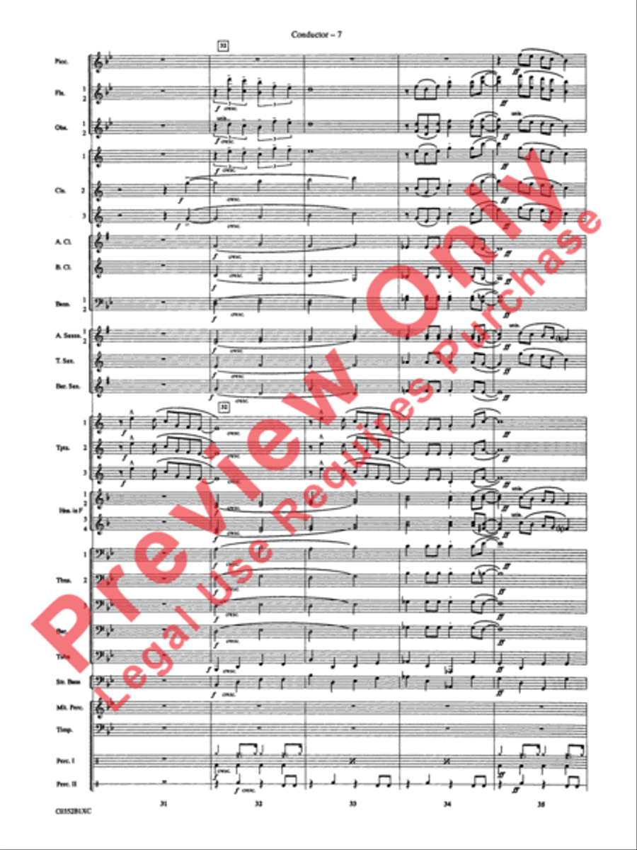 Duke Ellington! Duke Ellington! Concert Band scores gallery preview page 10