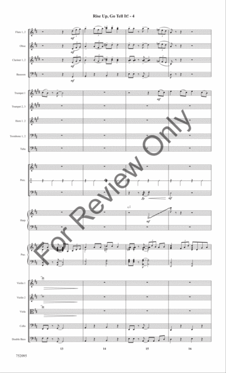 Rise Up, Go Tell It! Rise Up, Go Tell It! Full Orchestra scores gallery preview page 7