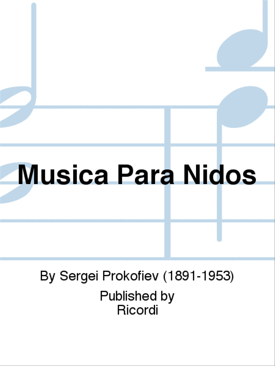 Musica Para Ninos Op 65 School and Community scores gallery preview page 1