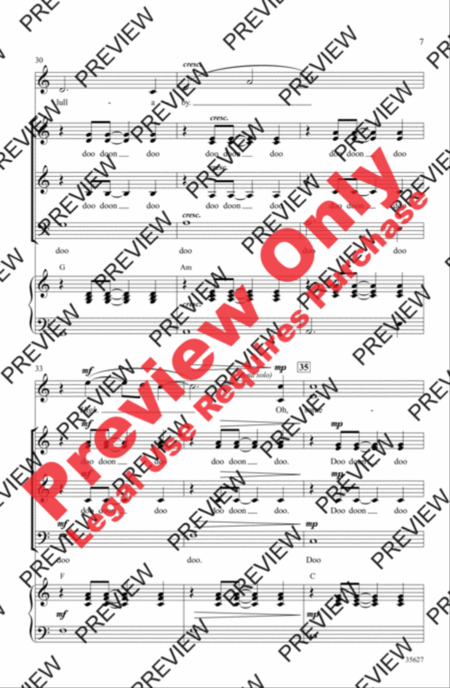 Over the Rainbow Over the Rainbow 3-Part scores gallery preview page 25