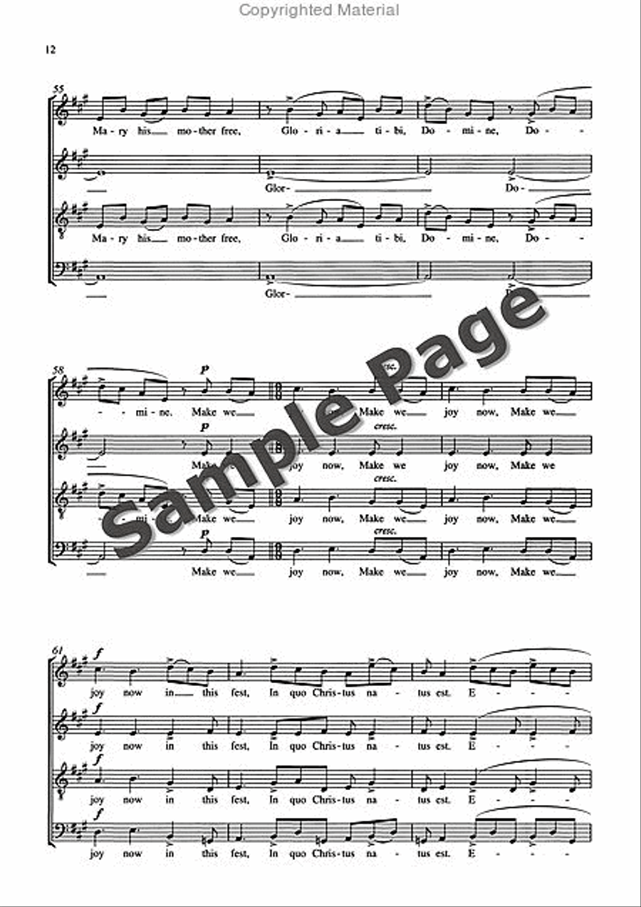 3 Carols 3 Carols 4-Part scores gallery preview page 15