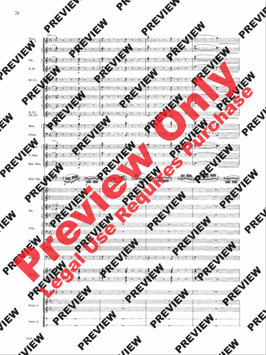 Le Carnaval de Venise Concert Band scores gallery preview page 29