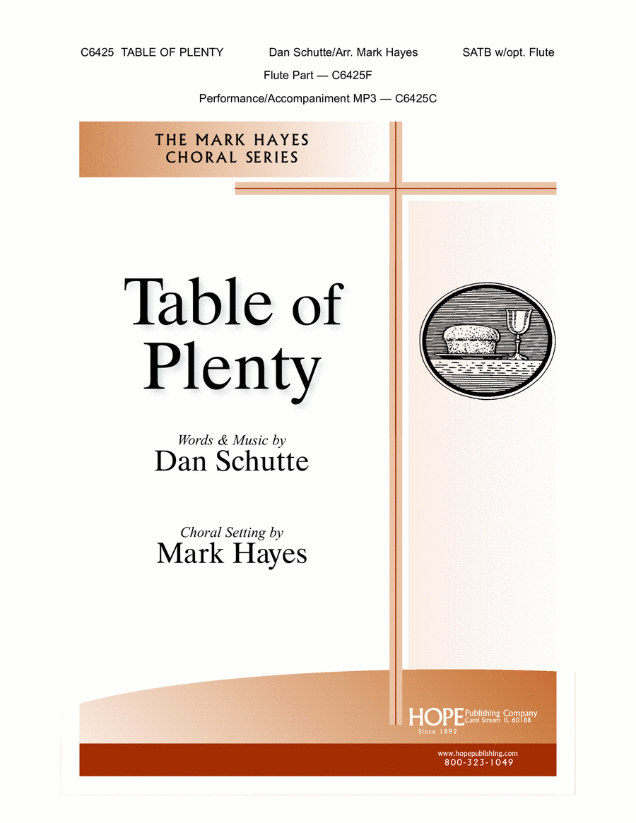 Table of Plenty 4-Part scores gallery preview page 1