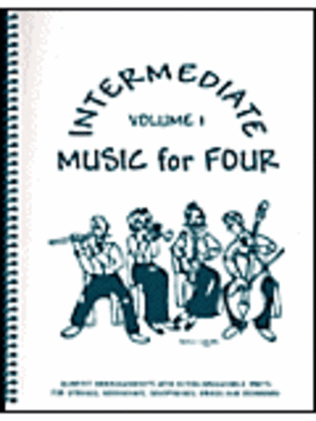 Intermediate Music for Four, Volume 1, Set of 4 Parts for Saxophone Quartet