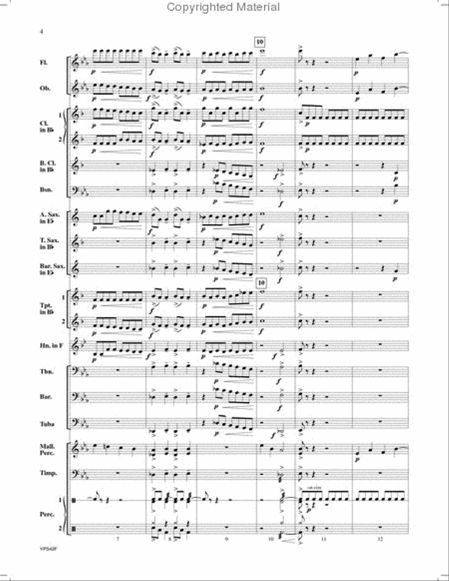 Canyon Winds Concert Band scores gallery preview page 3