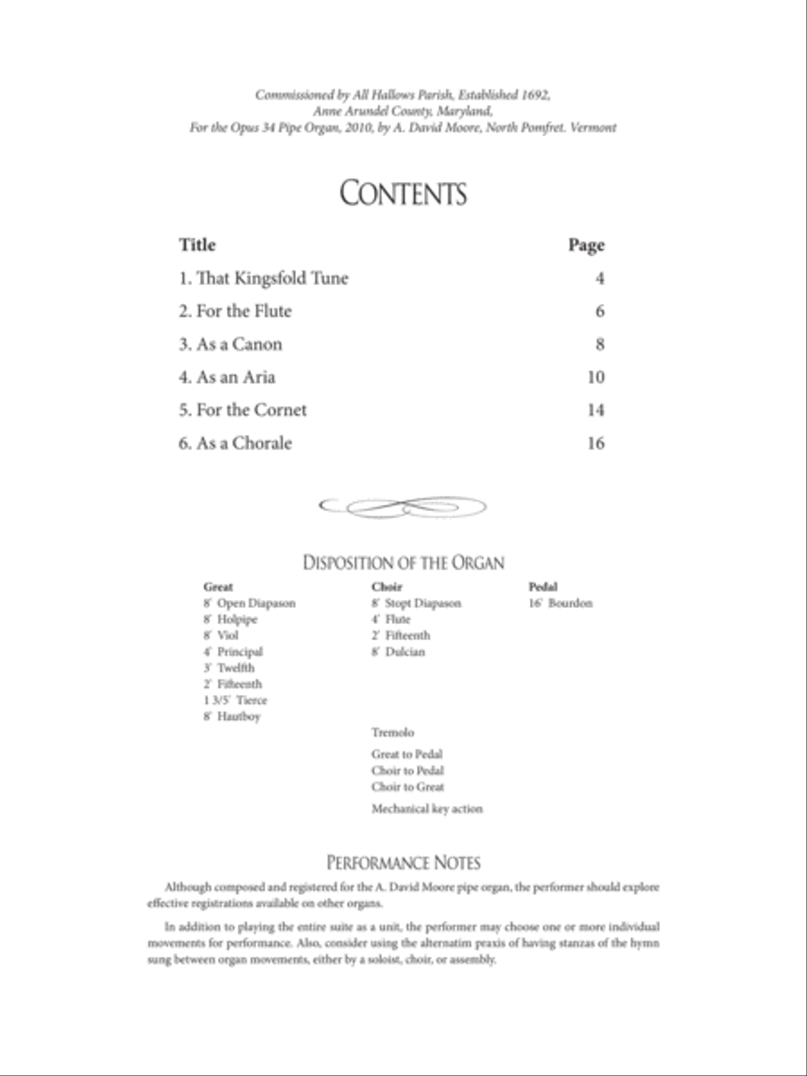 A Kingsfold Suite A Kingsfold Suite Organ scores gallery preview page 2