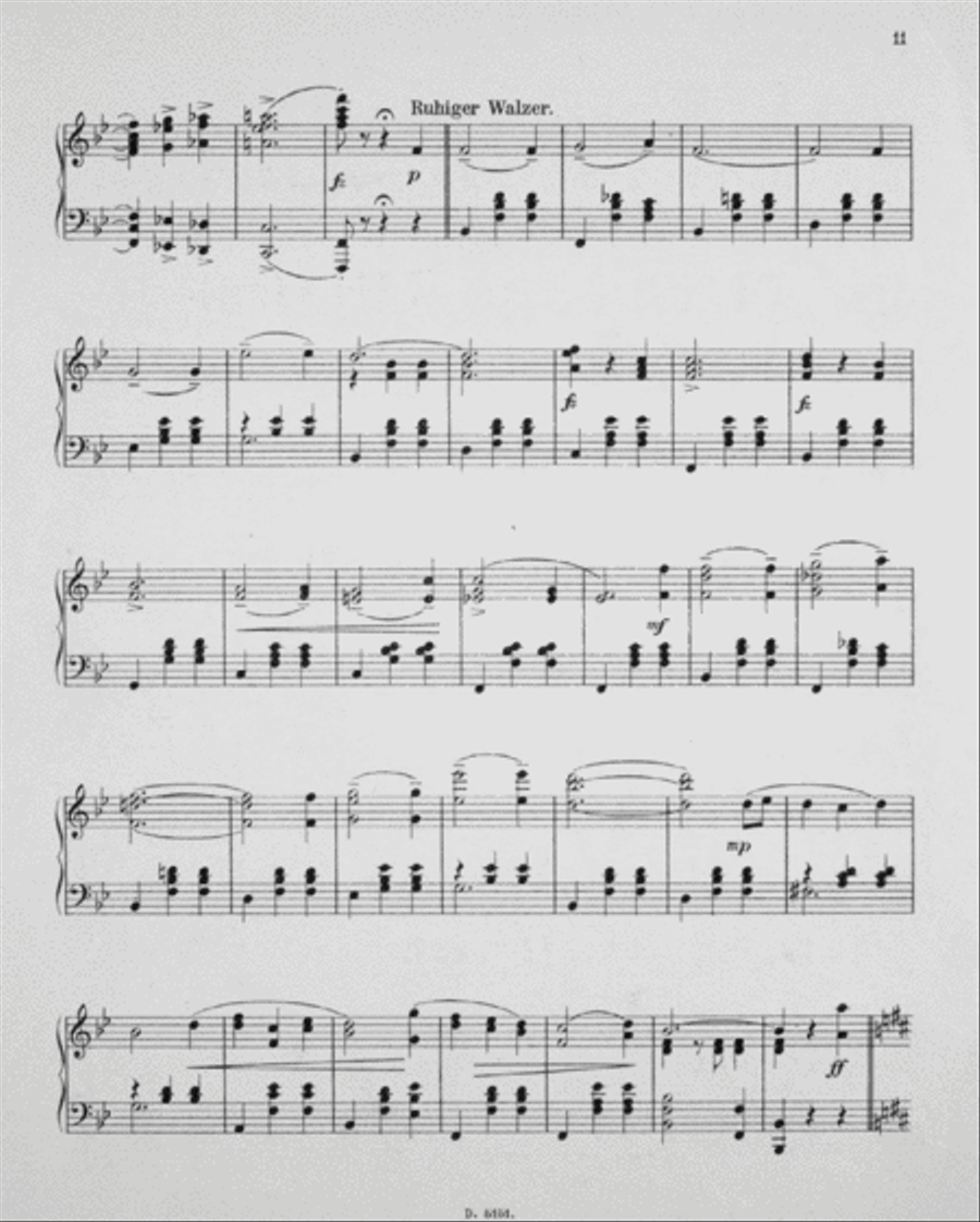 Kavalier-Waltzer Piano Solo scores gallery preview page 4
