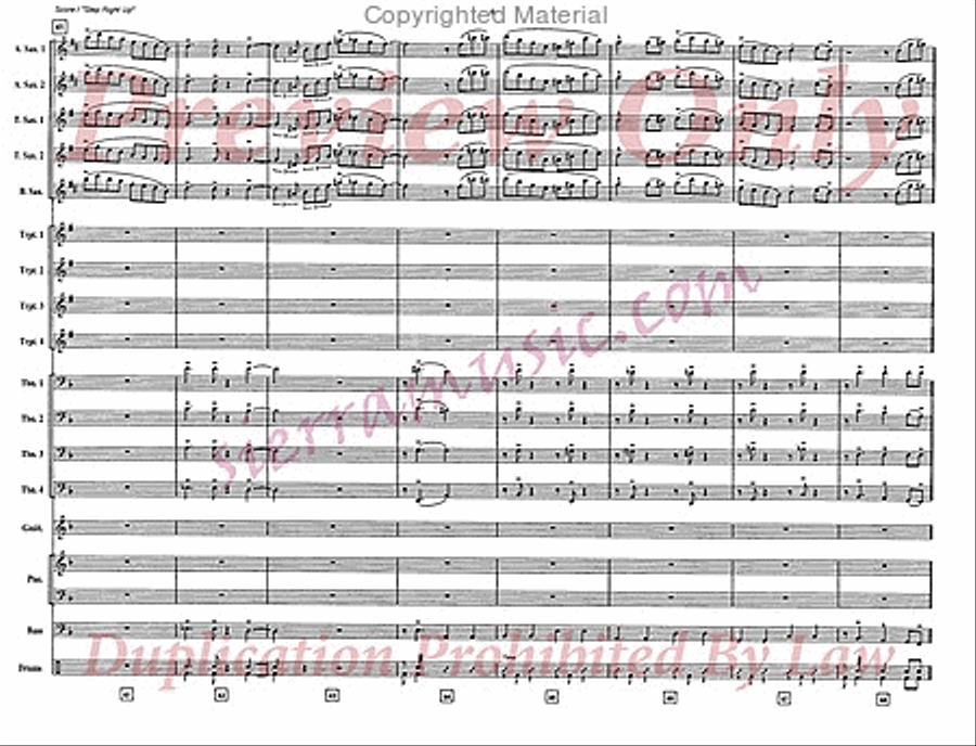 Step Right Up Big Band scores gallery preview page 7