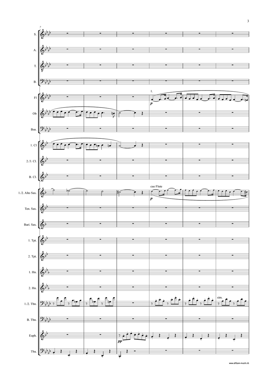 Pavane, op. 50 Pavane, op. 50 Concert Band scores gallery preview page 4