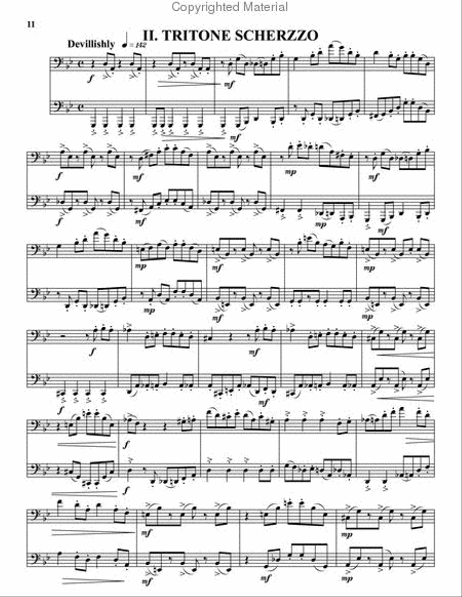 Duets for Euphonium and Tuba Brass Duet scores gallery preview page 4