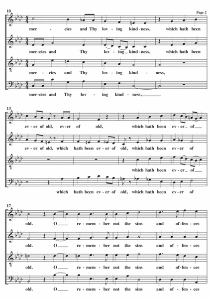 Call To Remembrance A Cappella SATB image number null