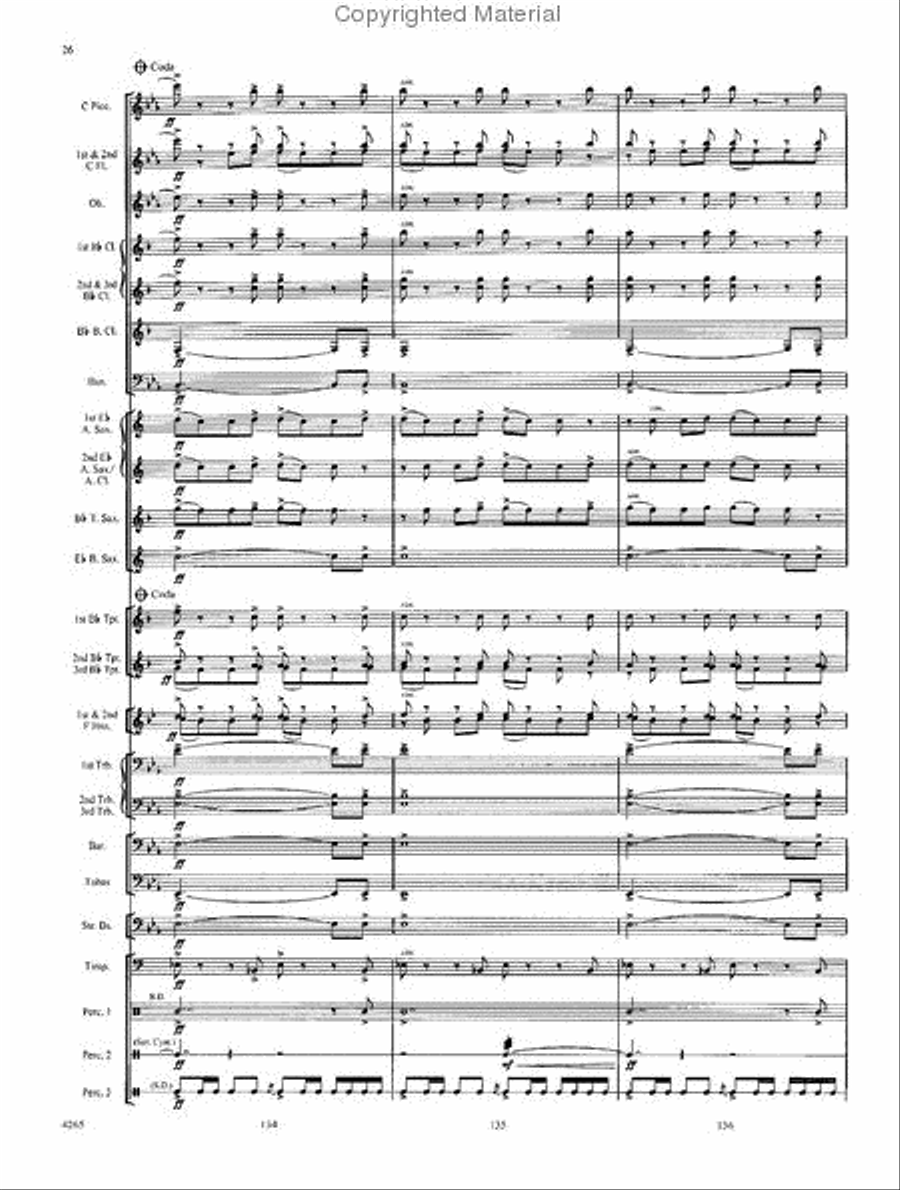 River of Life Concert Band scores gallery preview page 25