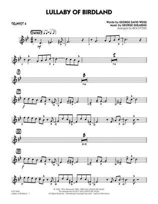 Lullaby Of Birdland - Trumpet 4
