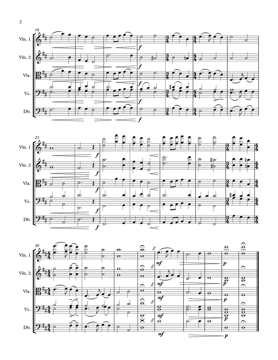 Salvation is Created - String Orchestra String Orchestra scores gallery preview page 2