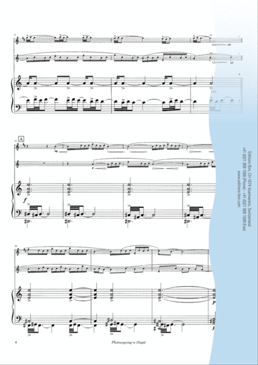 B'Shertah B'Shertah Clarinet scores gallery preview page 3