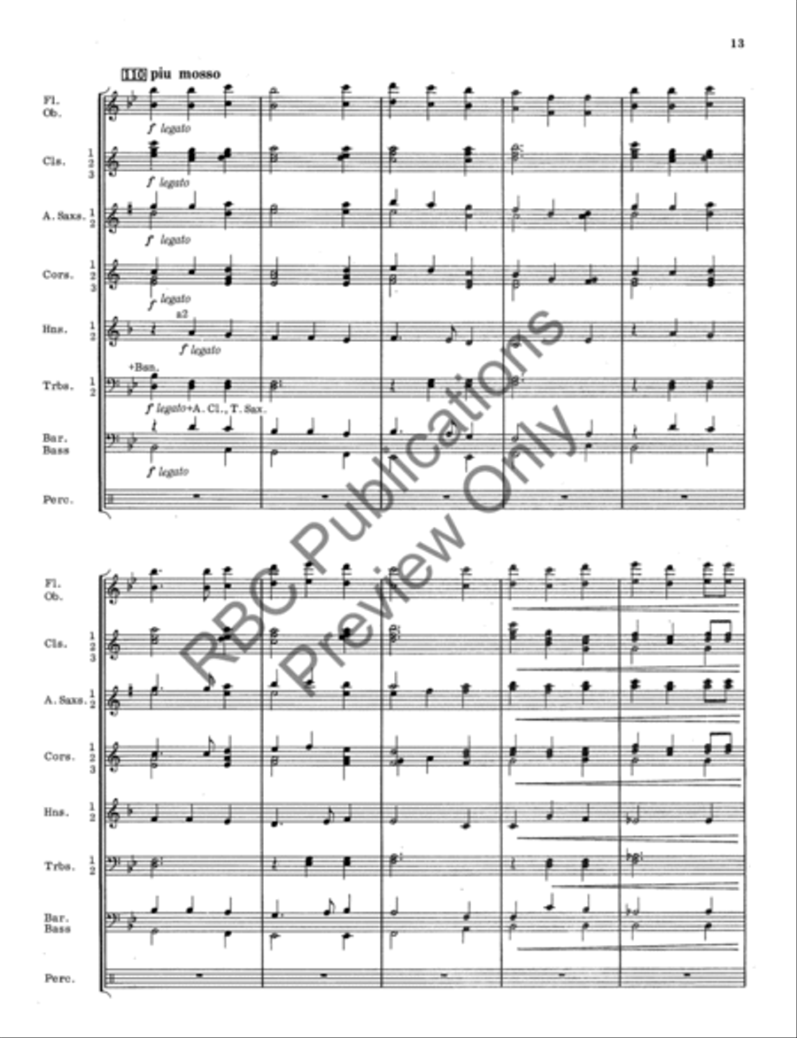 Coasts Of High Barbary Coasts Of High Barbary Concert Band scores gallery preview page 14
