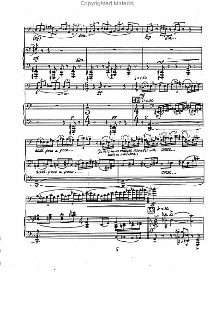Concerto for Euphonium Euphonium scores gallery preview page 6