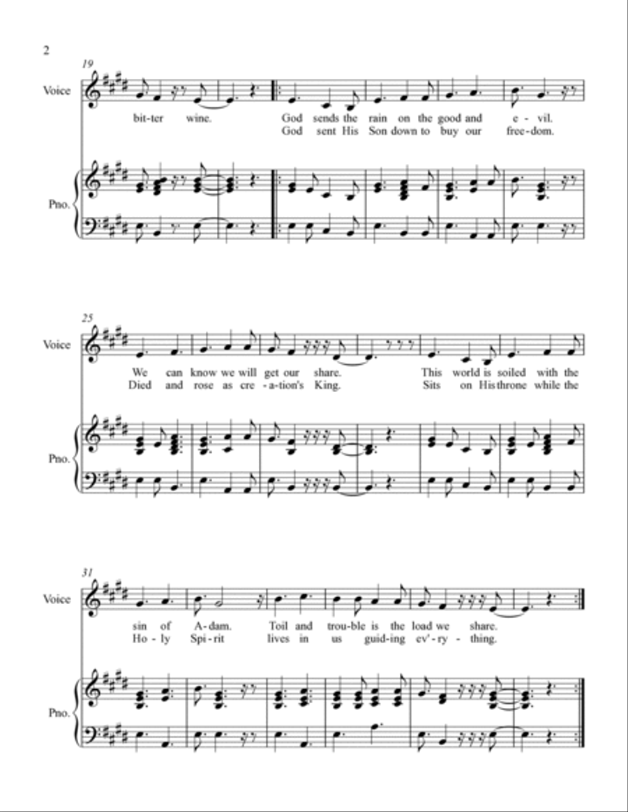 Til The Roses Stop Returning Voice scores gallery preview page 2