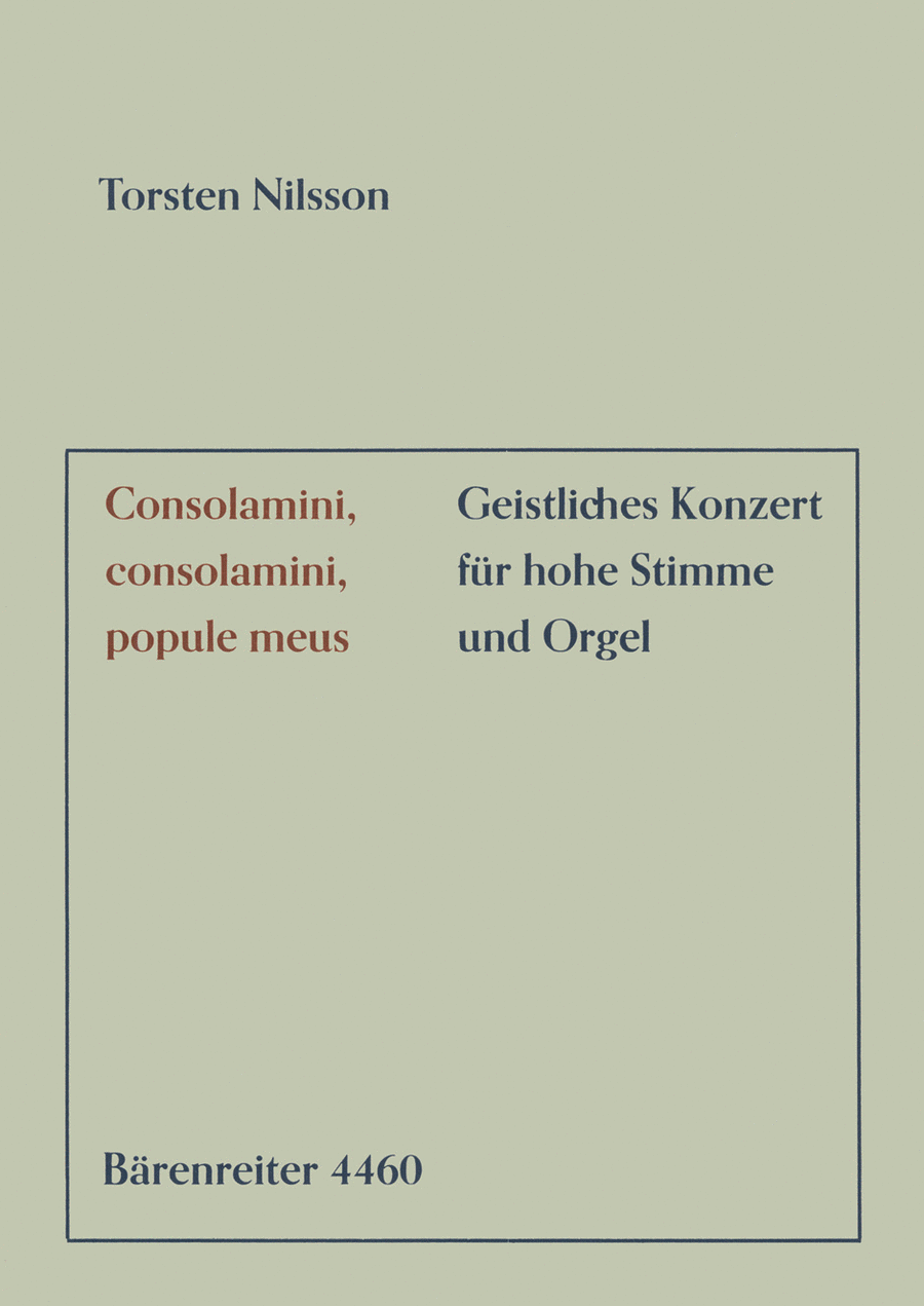 Consolamini, consolamini, populus meus High Voice scores gallery preview page 1