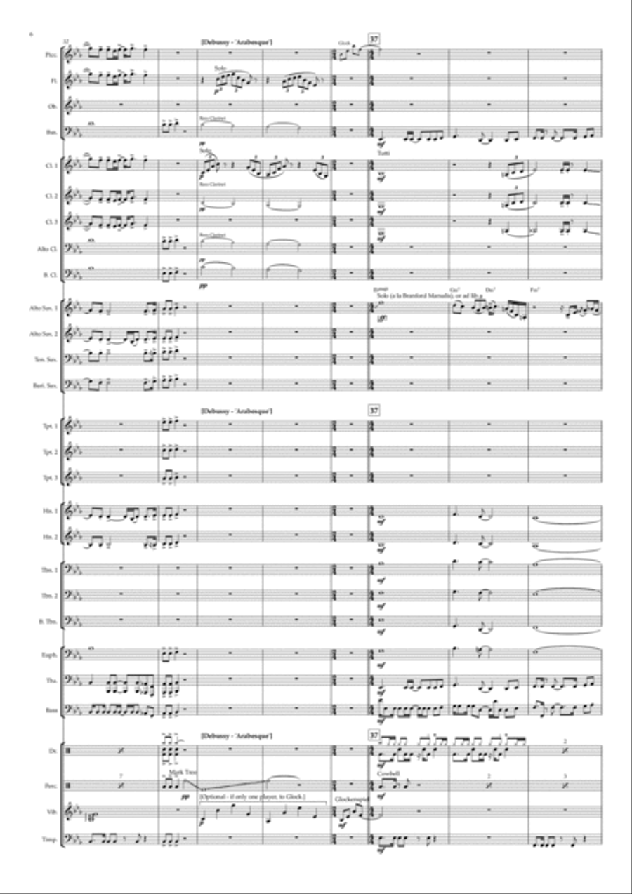 I Love Your Smile Concert Band scores gallery preview page 6