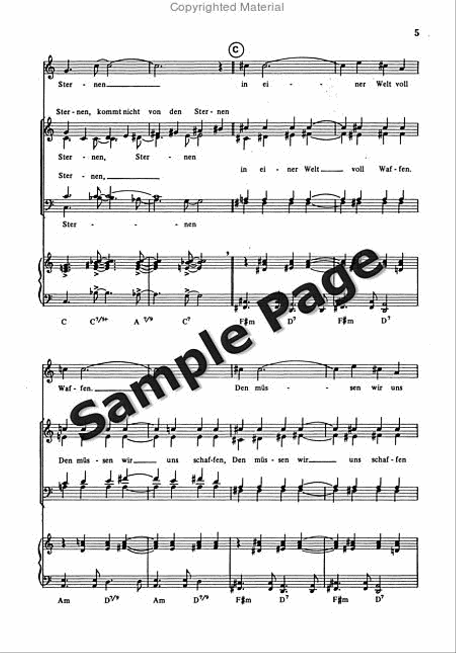 Poos H Singen Heisst Verstehen 4-Part scores gallery preview page 6