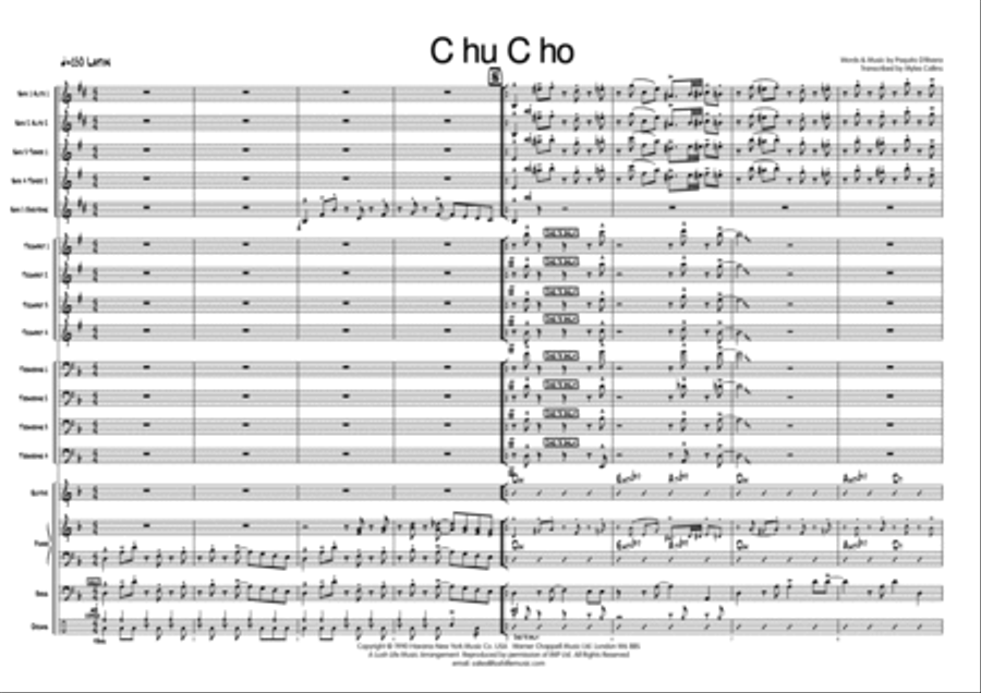 Chucho Big Band scores gallery preview page 2