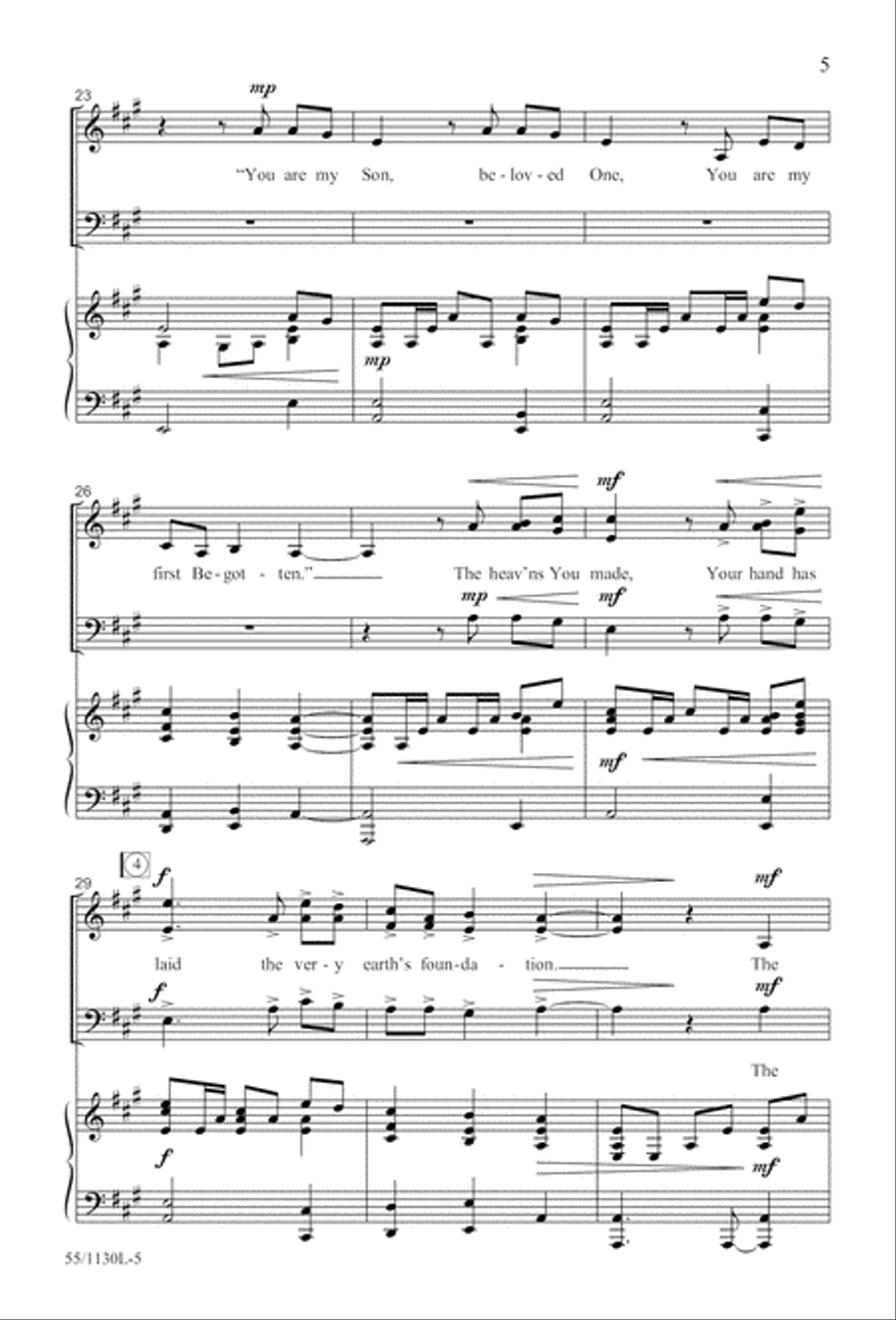 Journey to the Cross 3-Part scores gallery preview page 6