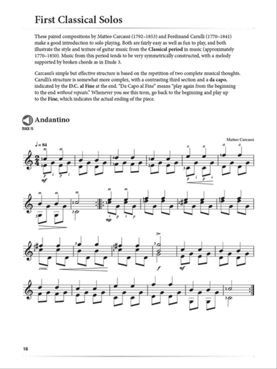 A Modern Approach to Classical Guitar – 2nd Edition Acoustic Guitar scores gallery preview page 3