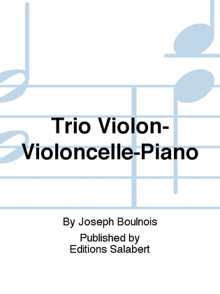 Book cover for Trio Violon-Violoncelle-Piano